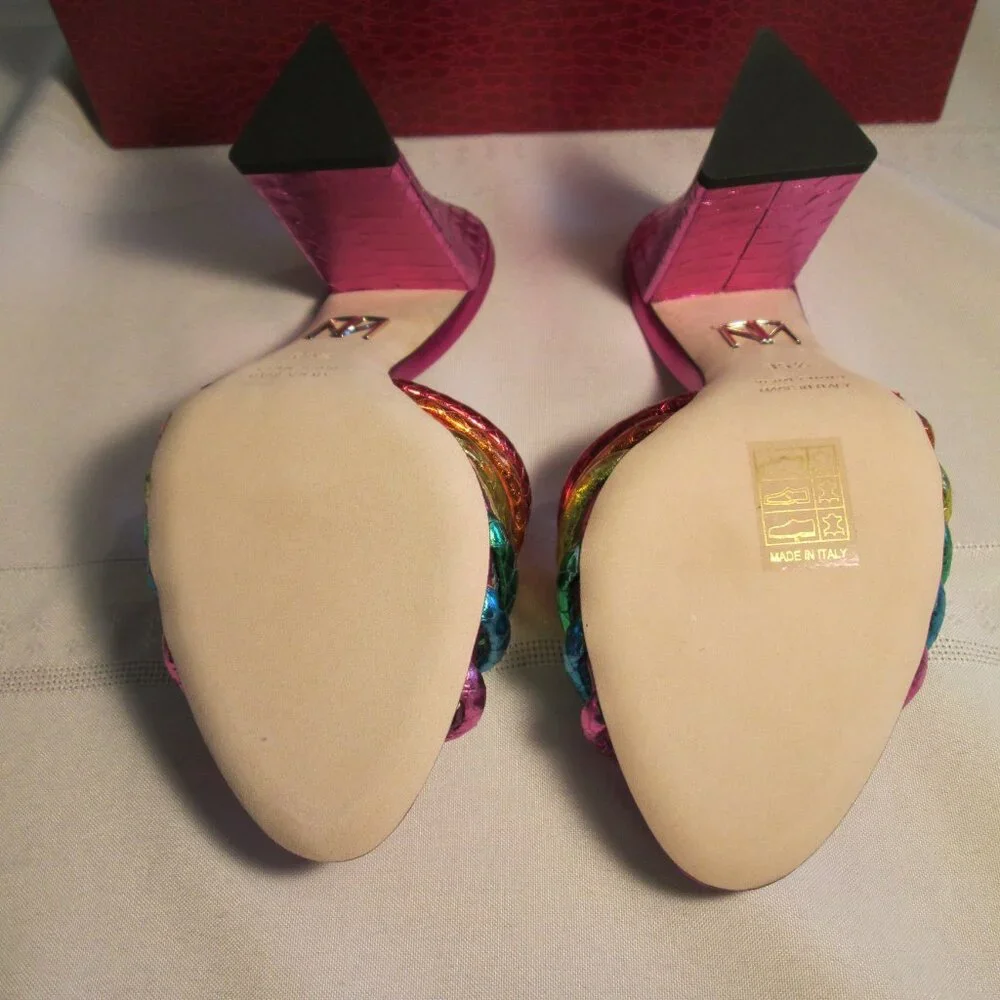 Tamara Mellon Rainbow 105 Elaphe Heels Sz 35.5 NIB - Picture 11 of 11